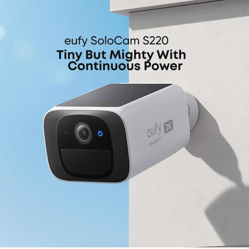 Wireless 2K Outdoor Solar Security Camera